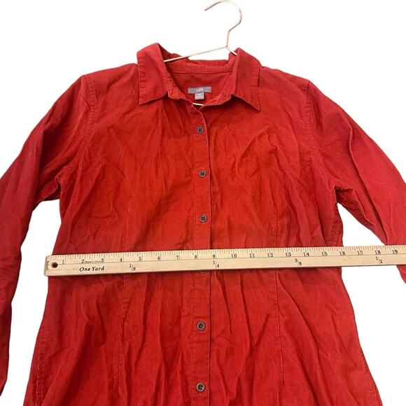 J. Jill corduroy button down long sleeve shirt size XS - Picture 5 of 6